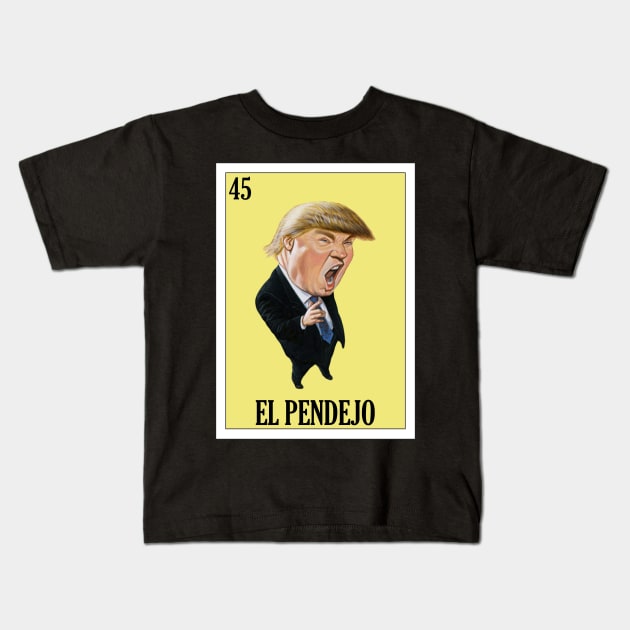 Loteria Mexicana Art - Mexican Loteria Art - Regalo Anti Trump Kids T-Shirt by HispanicStore